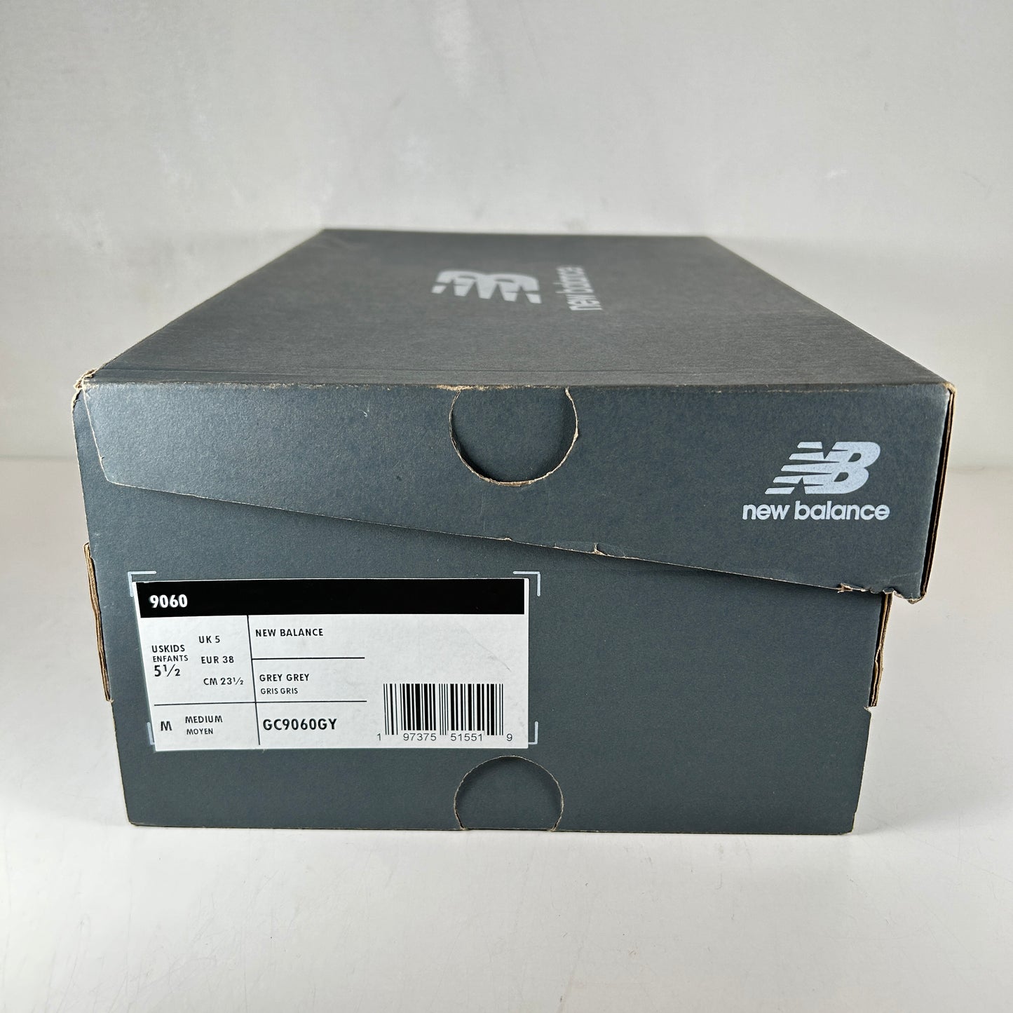 GC9060GY New Balance 9060 Rain Cloud (GS) [USED] - 5.5 M (Used)