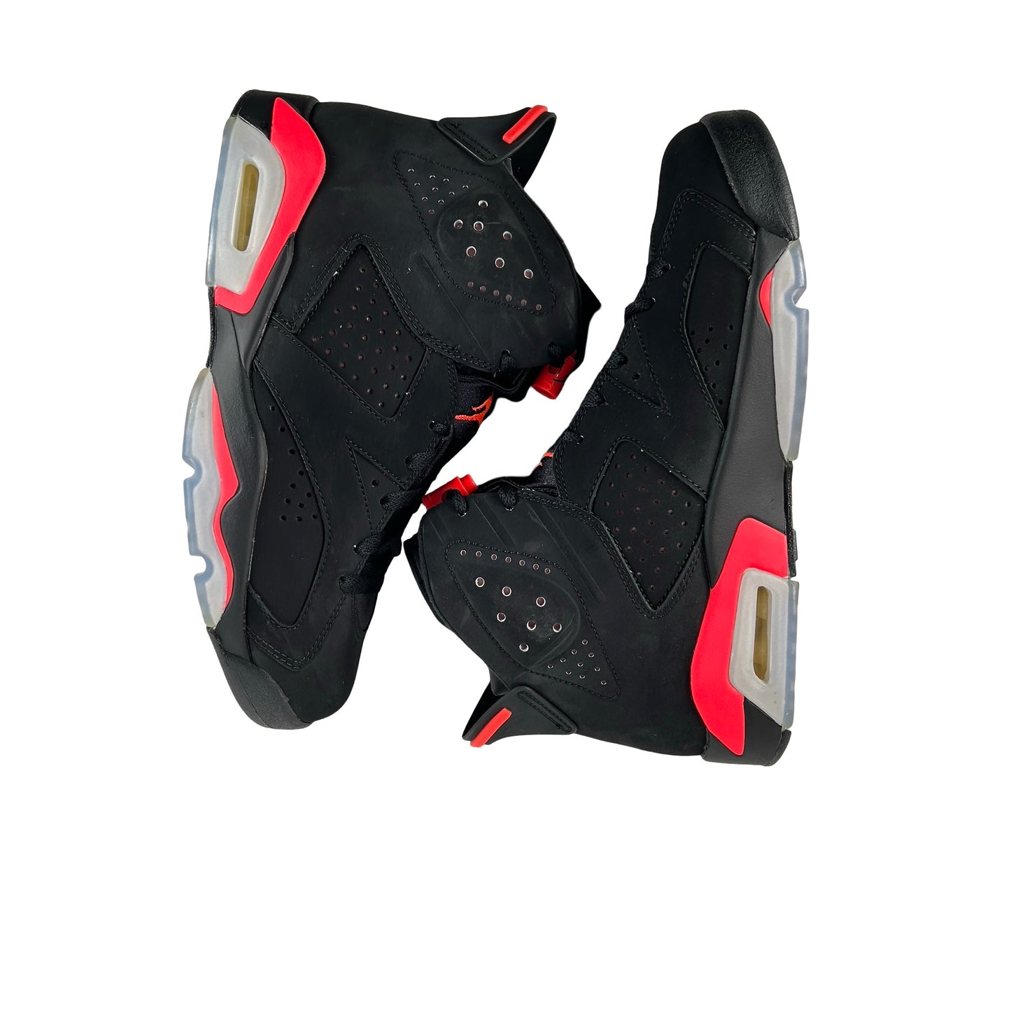384664 023 Jordan 6 Retro Infrared Black (2014) [CONDITIONAL] - 8 M (Yellowing)
