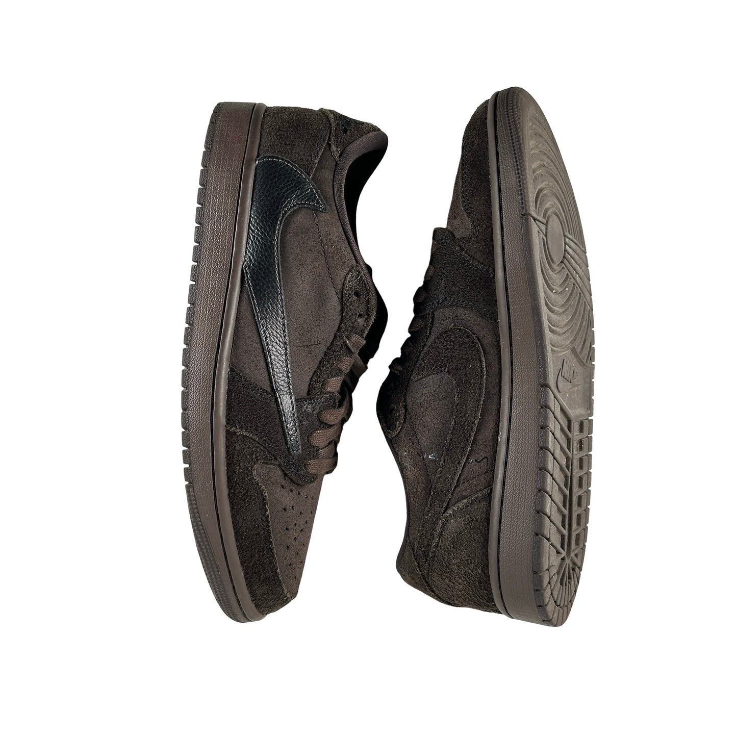 DM7866 202 Jordan 1 Retro Low OG SP Travis Scott Velvet Brown [USED] - 8 M (Used) (No Box)