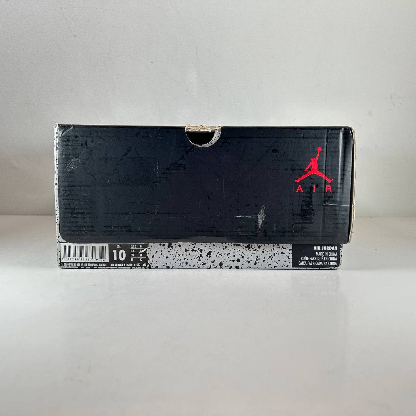 626971 350 Jordan 5 Retro Fear Pack [USED] - 10 M (Used)