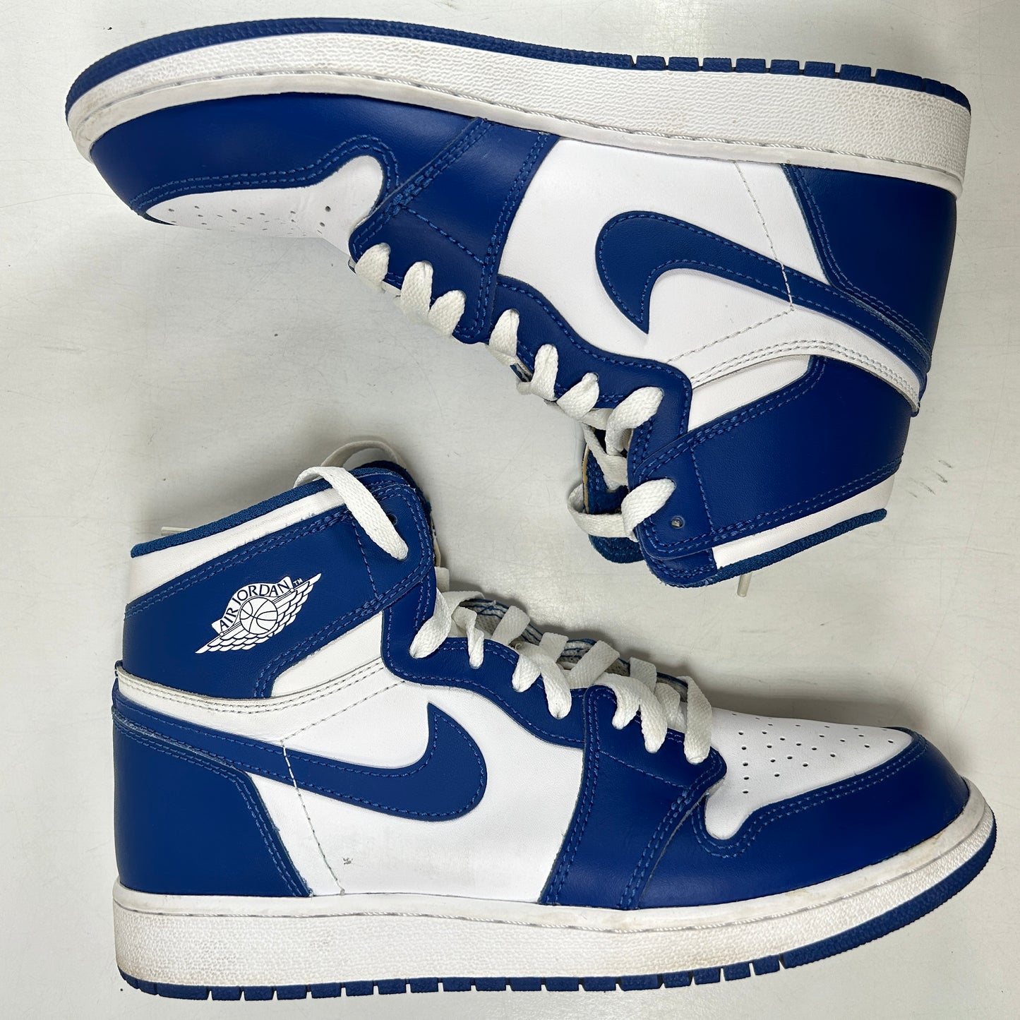 575441 127 Jordan 1 Retro Storm Blue (GS) [USED] - 7 Y (Used) (No Box)