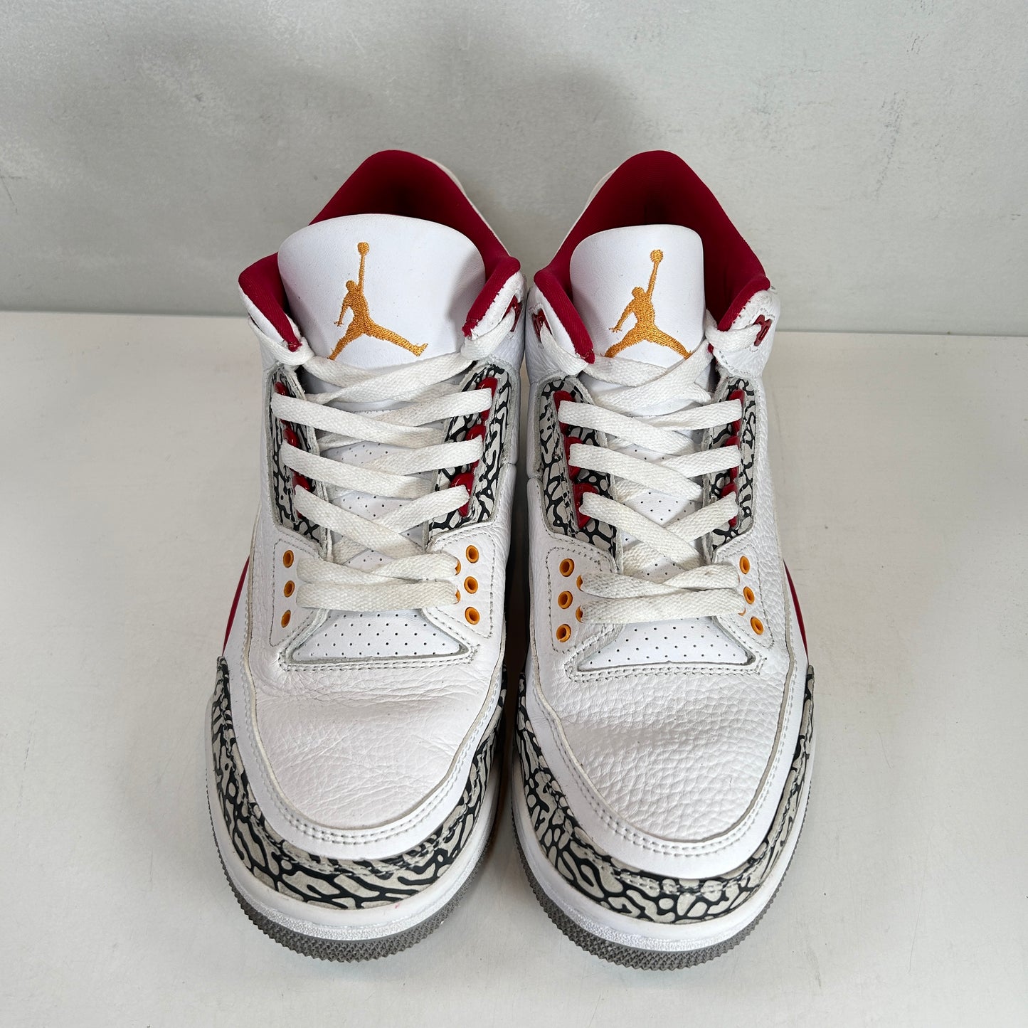 CT8532 126 Jordan 3 Retro Cardinal Red [USED] - 10.5 M (Used) (Replace Box)