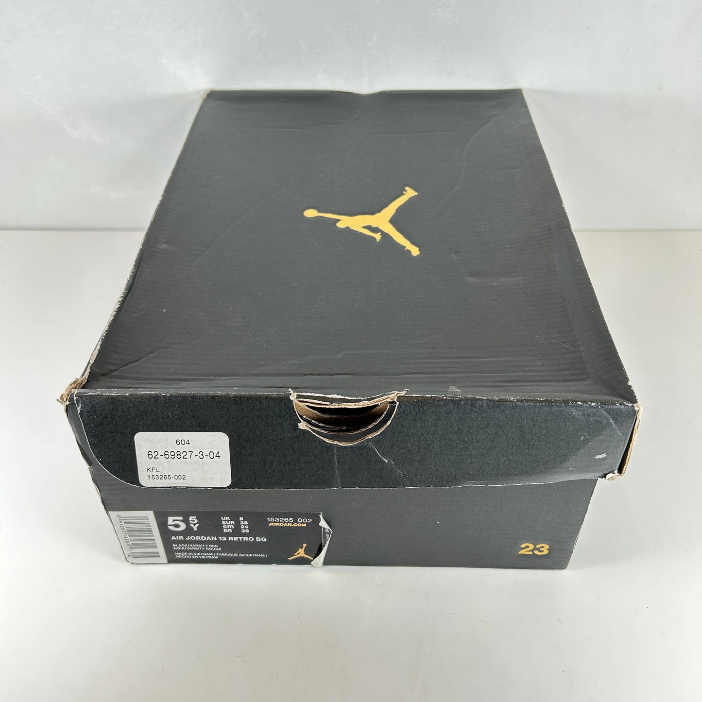 153265 002 Jordan 12 Retro Juego de gripe (2016) (GS)