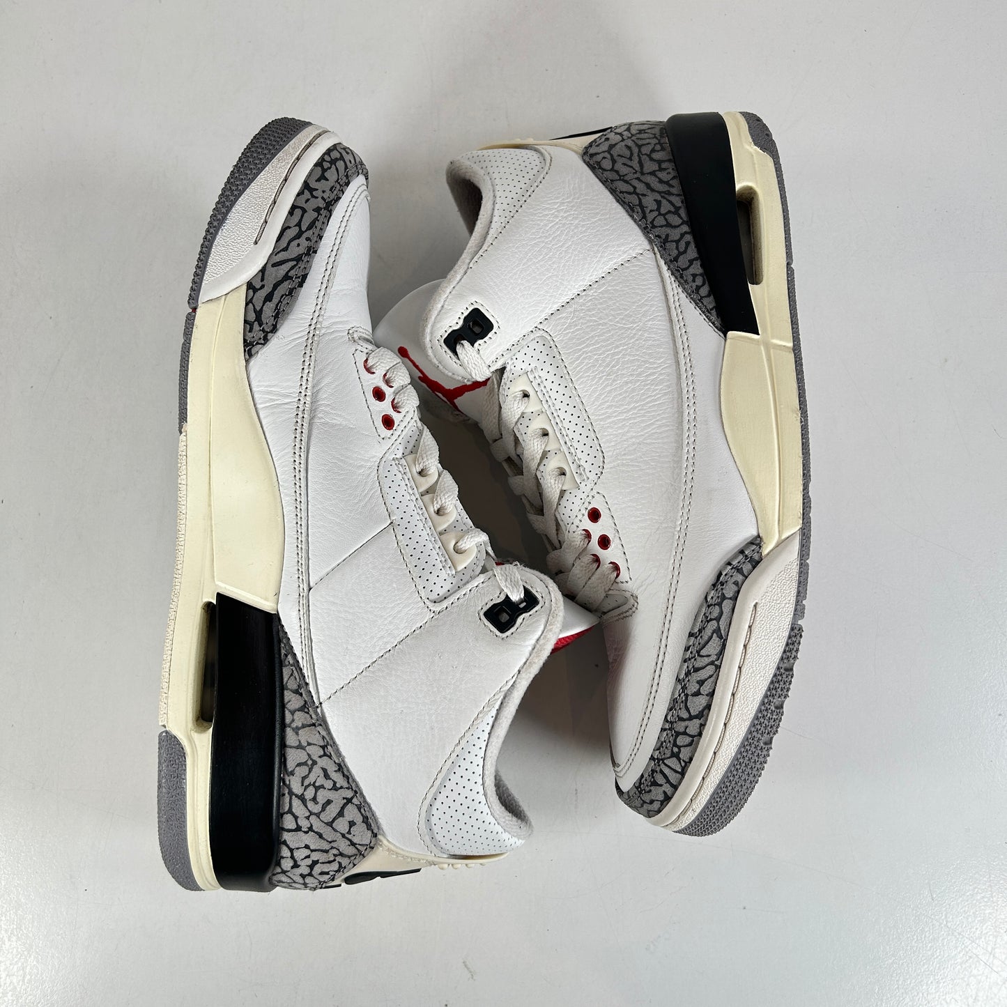 DN3707 100 Jordan 3 Retro White Cement Reimagined [USED] - 8.5 M (Used) (No Box)