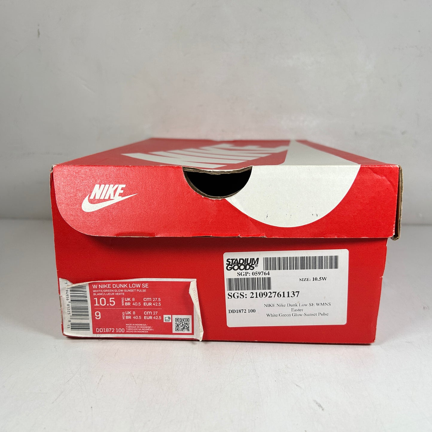 DD1872 100 Nike Dunk Low SE Easter Candy (Women's) [USED] - 10.5W (Used)