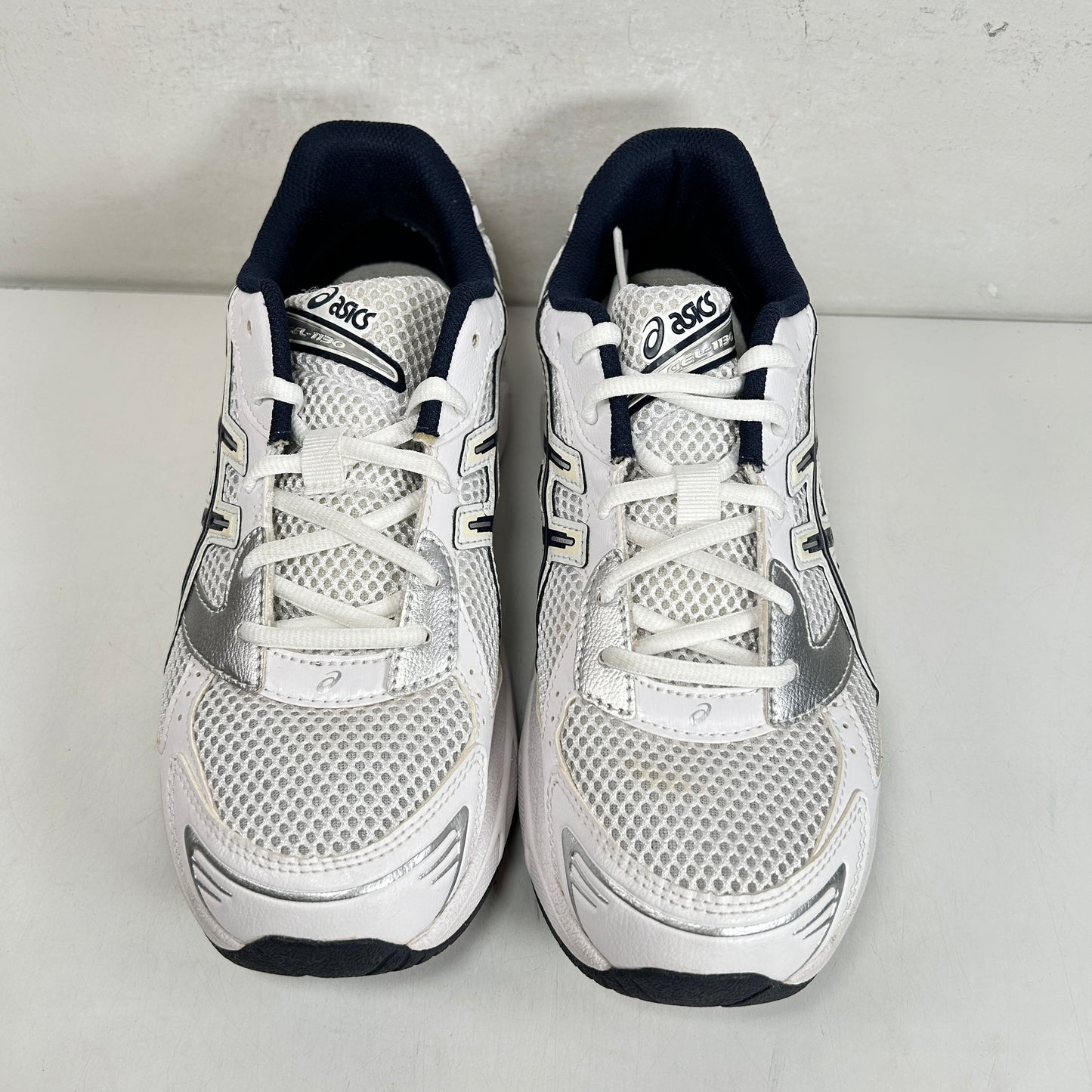 1204A163 101 ASICS Gel-1130 White Midnight (GS) [USED] - 7 M (Used)