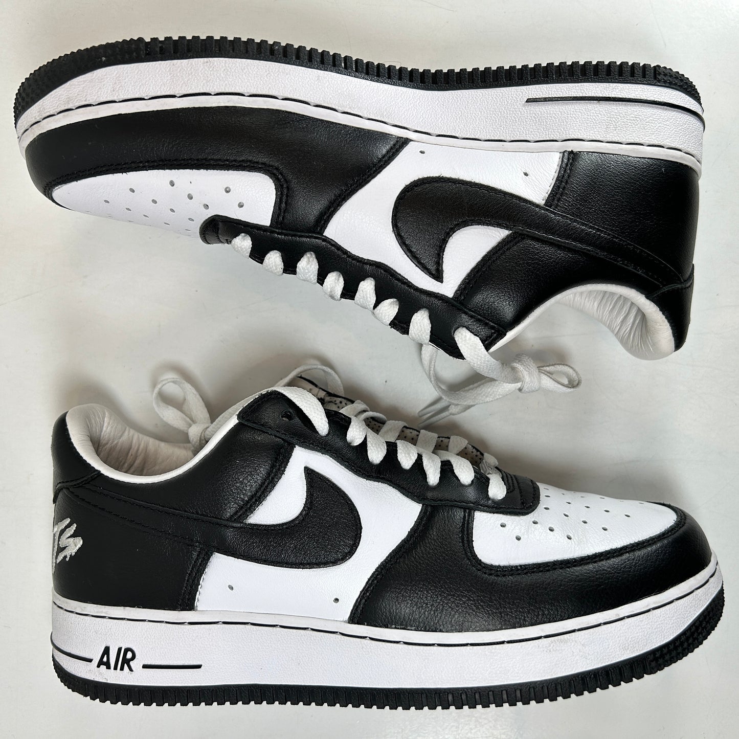 FJ5756 100 Nike Air Force 1 Low QS Terror Squad Blackout [USED] - 8.5 M (Used) (No Box)