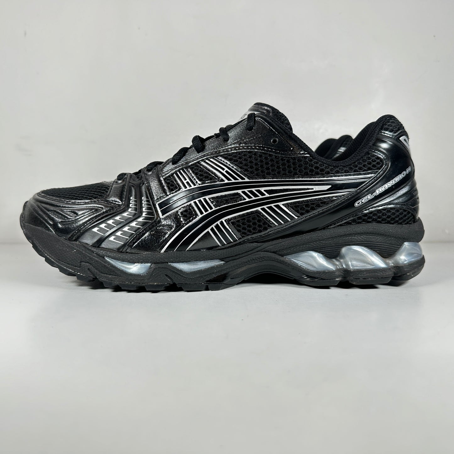 1201A019 006 ASICS Gel-Kayano 14 Black Pure Silver [USED] - 11.5 M (Used)
