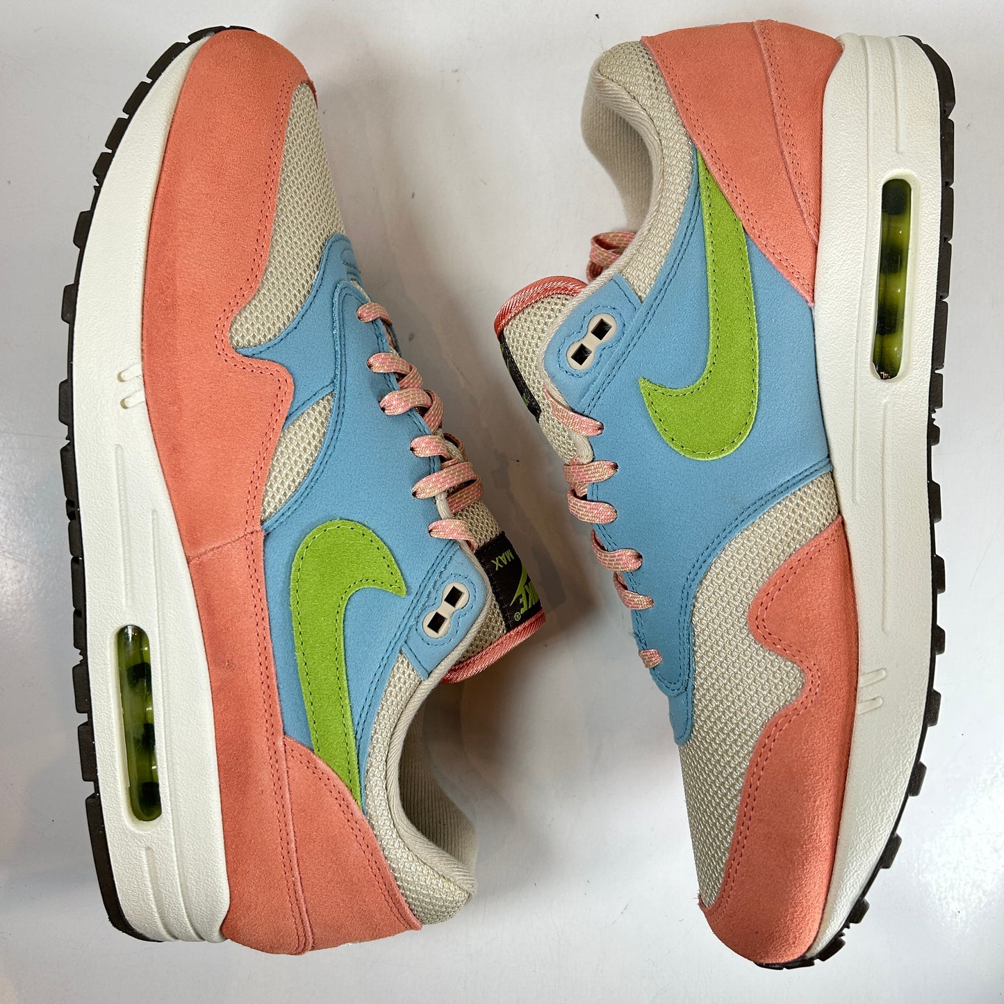 DV3196 800 Nike Air Max 1 Light Madder Root Worn Blue [USED] - 12.5 M (Used) (No Box)