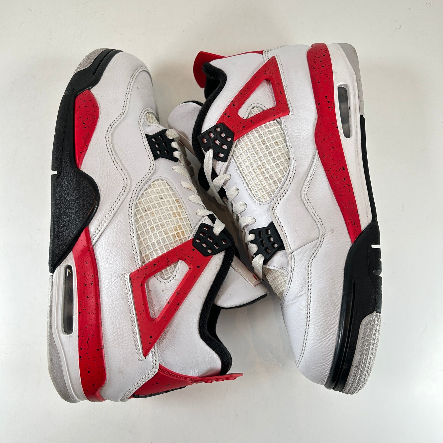 DH6927 161 Jordan 4 Retro Red Cement [USED] - 10 M (Used) (No Box)