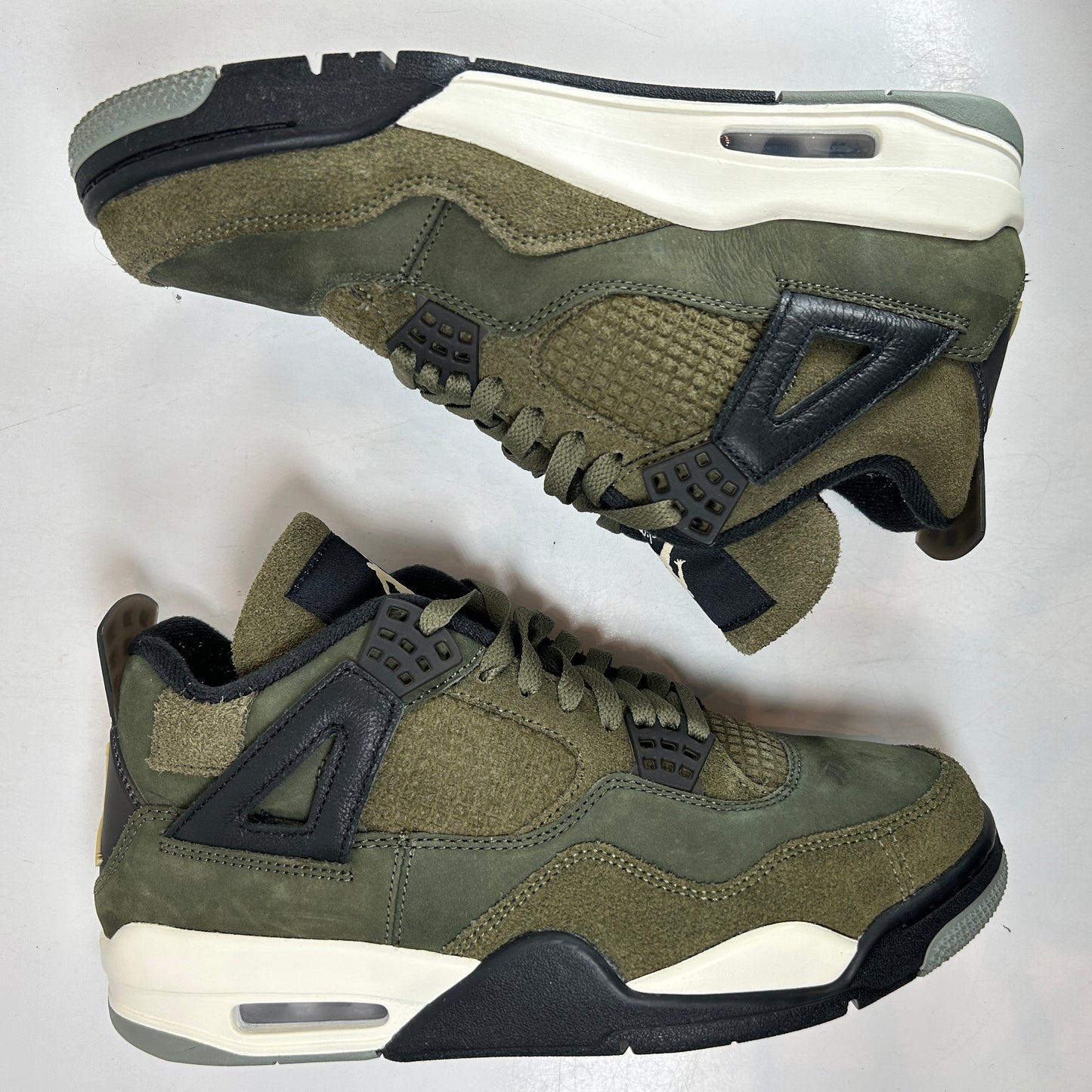 FB9927 200 Air Jordan 4 Craft Medium Olive [USED] - 9 M (Used2)