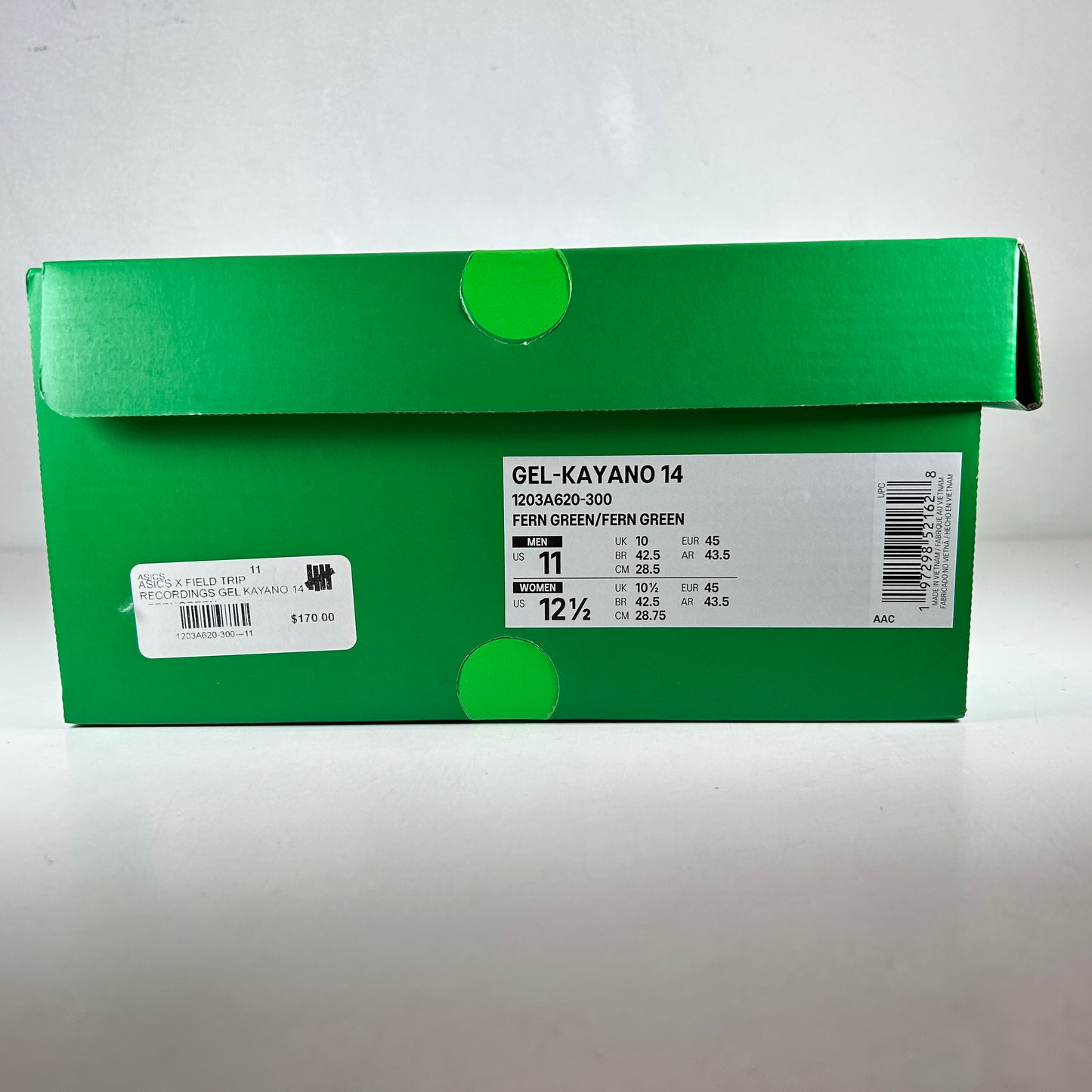 1203A620 300 ASICS Gel-Kayano 14 Field Trip Recordings Fern Green [USED] - 11 M (Used2)