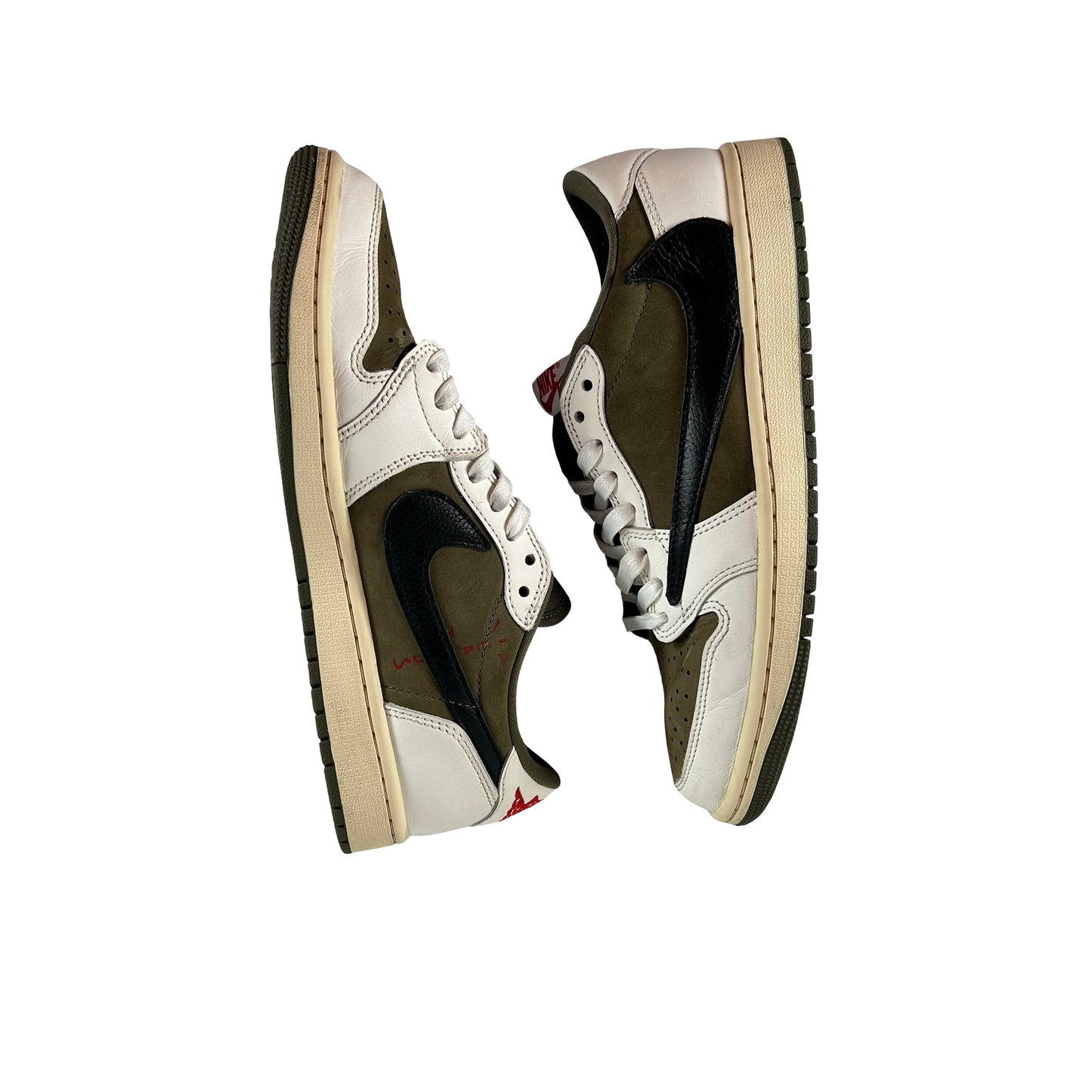 DM7866 200 Jordan 1 Retro Low OG SP Travis Scott Medium Olive [USED] - 8 M (Used5)