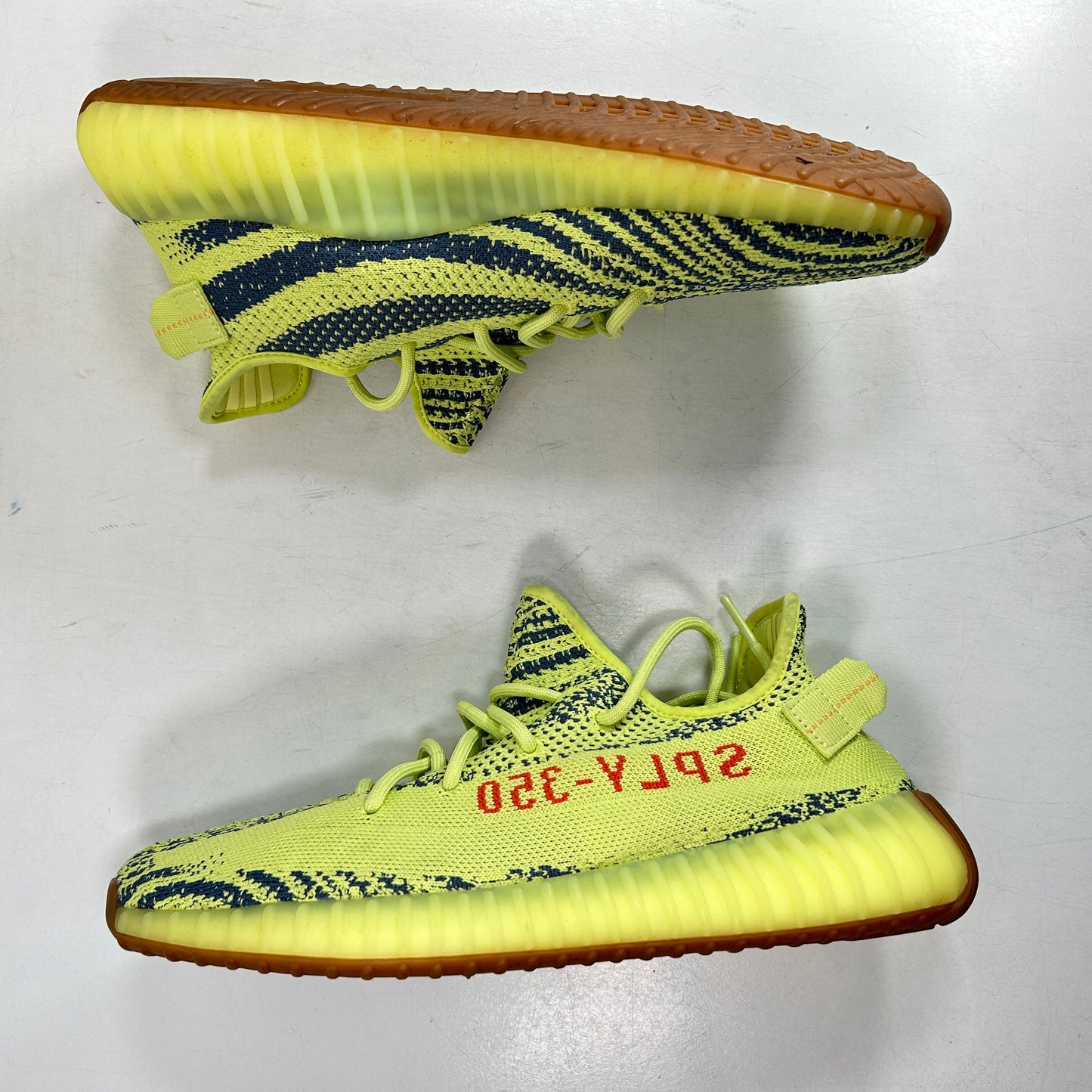 B37572 adidas Yeezy Boost 350 V2 Semi Frozen Yellow [USED] - 11 M (Used2)