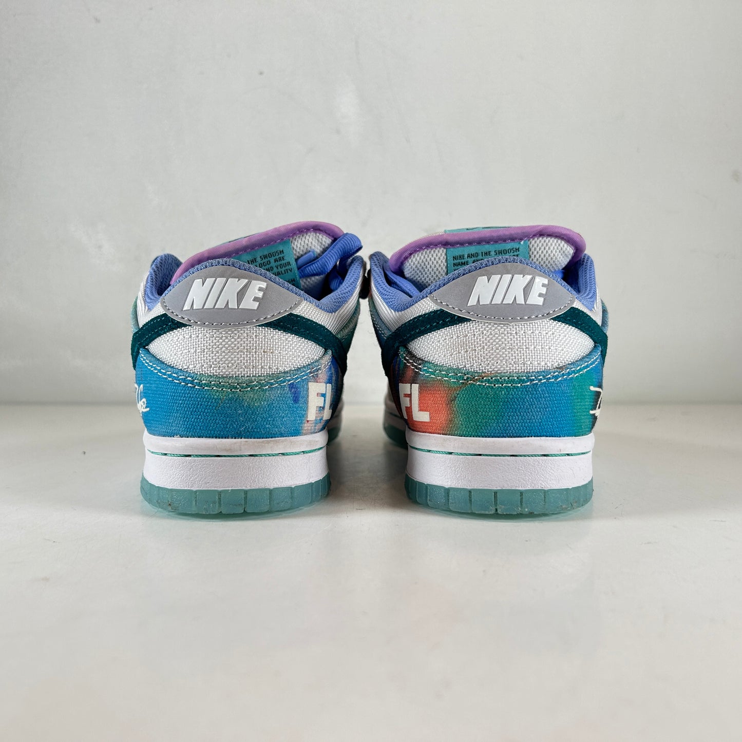 HF6061 400 Nike SB Dunk Low Futura Laboratories Bleached Aqua [USED] - 4 (Used) (No Box)