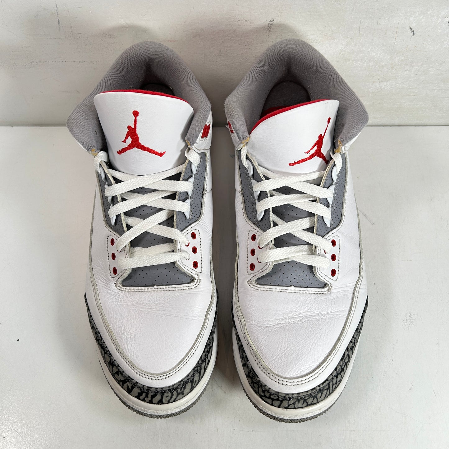 DN3707 160 Jordan 3 Retro Fire Red (2022) [USED] - 11 M (Used2) (No Box)