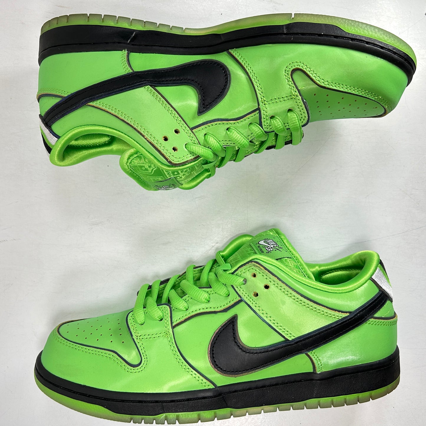 FZ8319 300 Nike SB Dunk Low The Powerpuff Girls Buttercup [USED] - 10 M (Used)