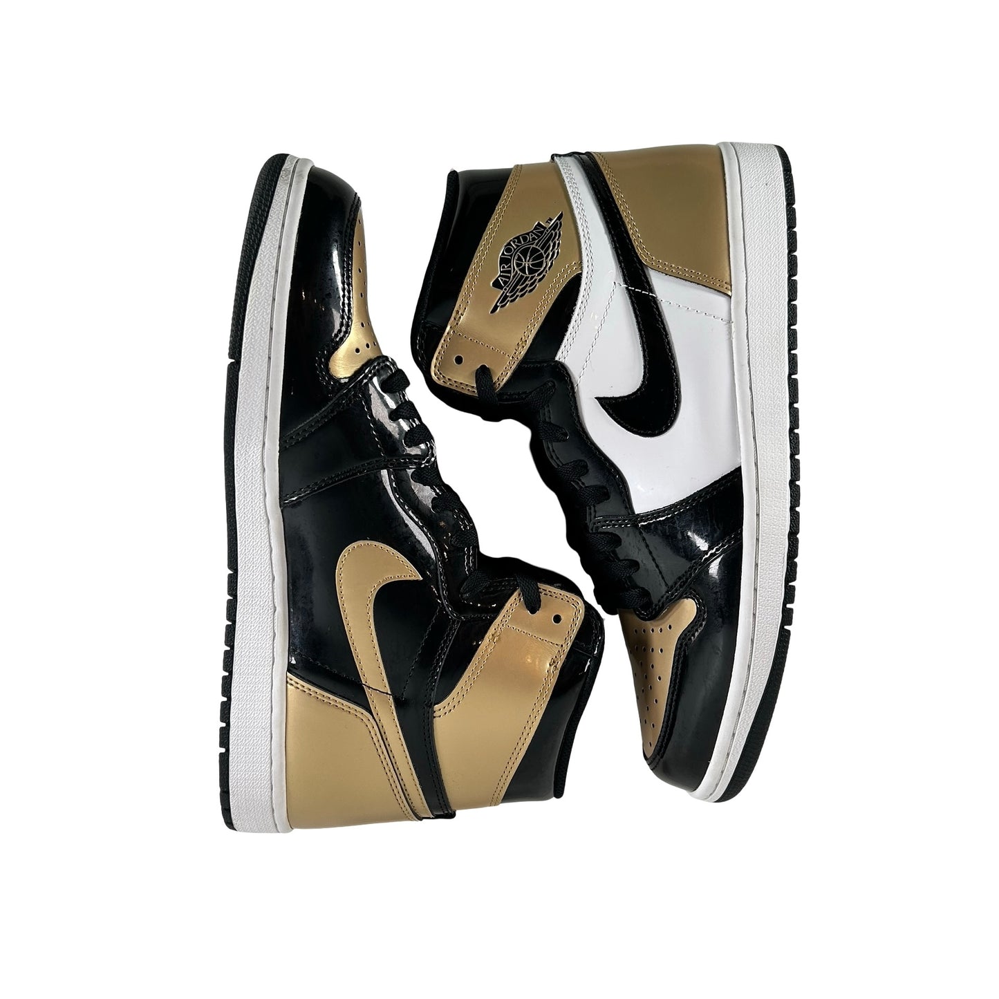 861428 007 Jordan 1 Retro High NRG Patent Gold Toe [USED] - 11 M (Used4)