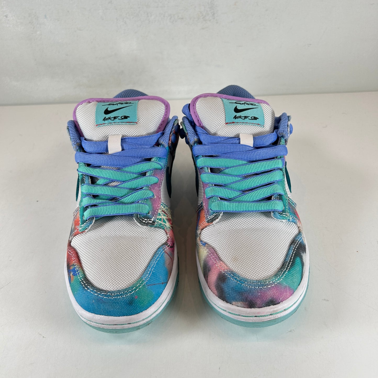 HF6061 400 Nike SB Dunk Low Futura Laboratories Bleached Aqua [USED] - 4 (Used) (No Box)