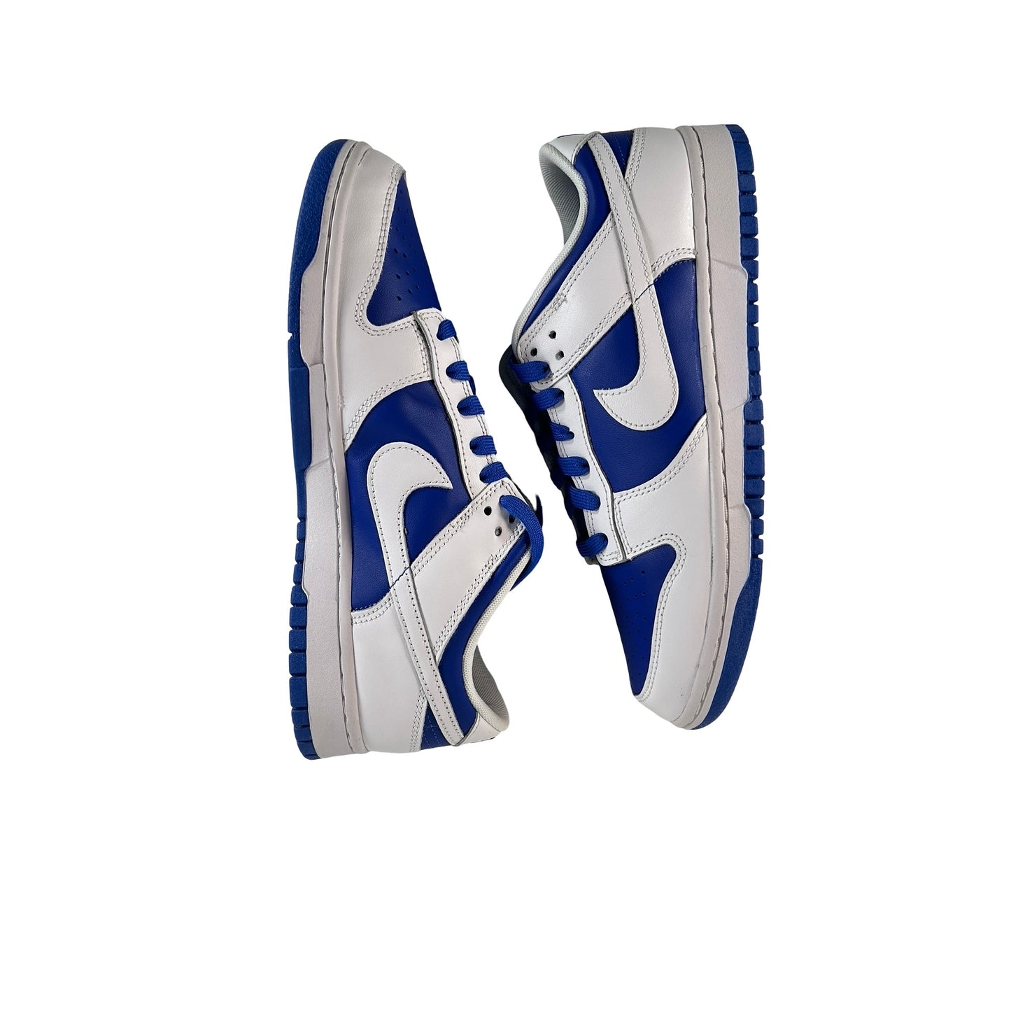 DD1391 401 Nike Dunk Low Racer Blue White [CONDITIONAL] - 9 M (Ashy Soles) (Damaged Box)