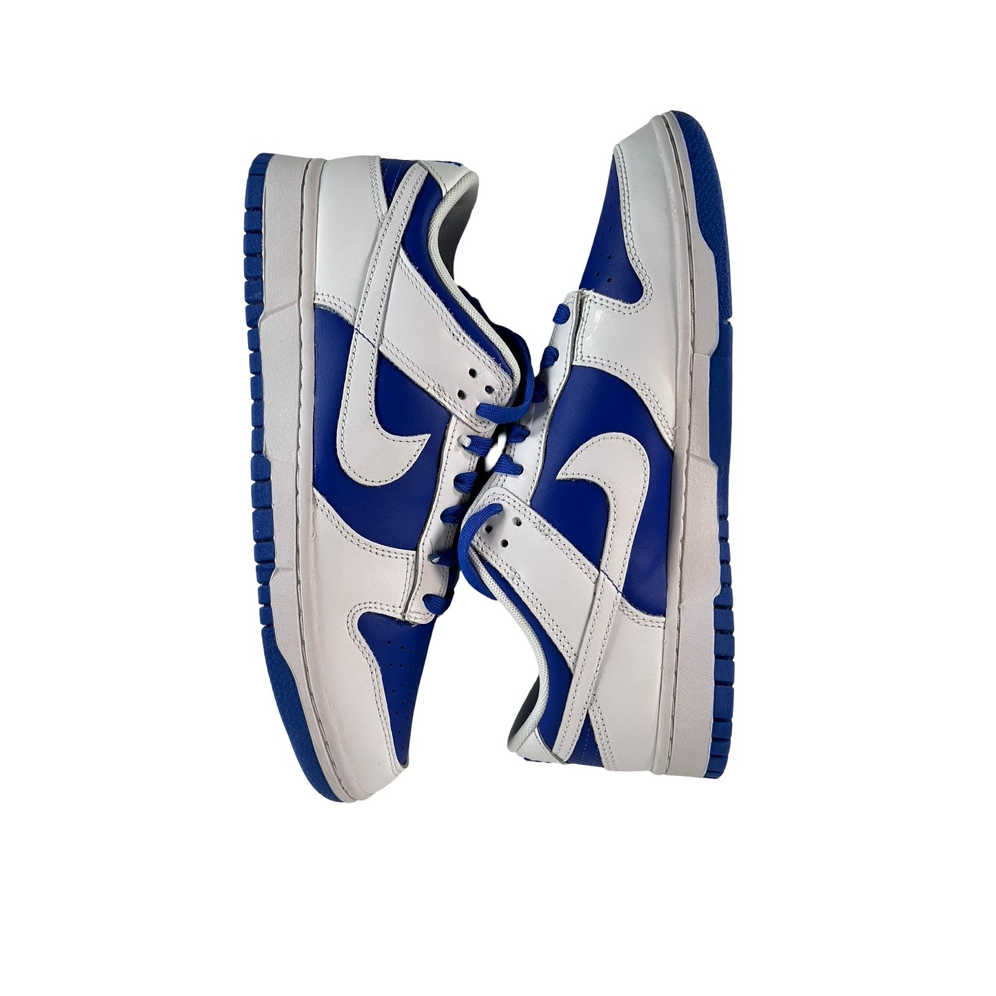 DD1391 401 Nike Dunk Low Racer Blue White [CONDITIONAL] - 9 M (Ashy Soles) (Damaged Box)