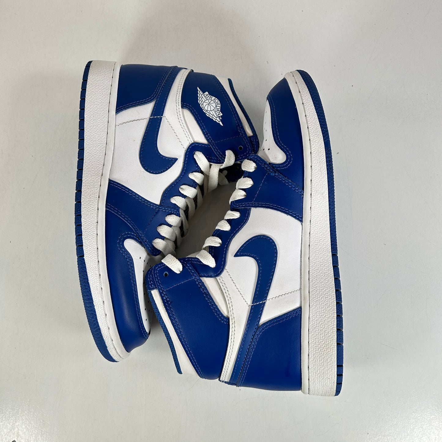 575441 127 Jordan 1 Retro Storm Blue (GS) [USED] - 5.5 Y (Used) (No Box)