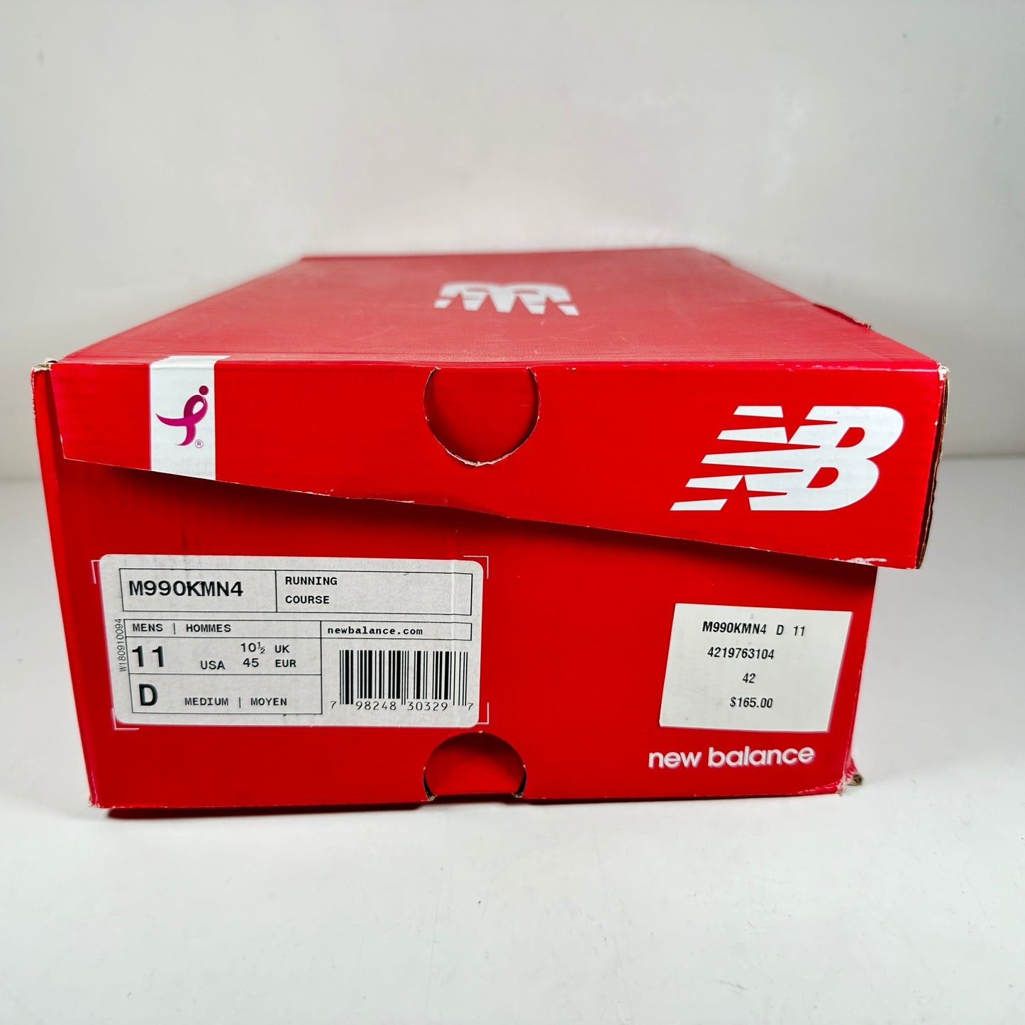 M990KMN4 New Balance 990v4 Pink Ribbon (Faded Rose) [USED] - 11 M (Used)