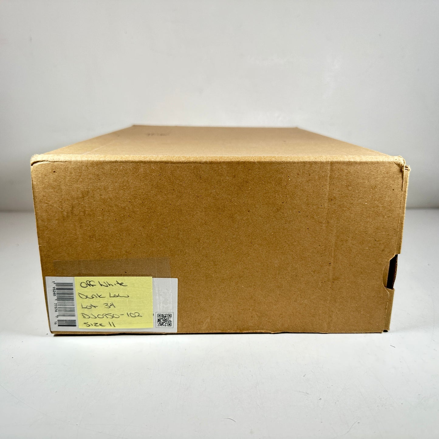DJ0950 102 Nike Dunk Low Off-White Lot 34 [USED] - 11 M (Used) (Replace Box)