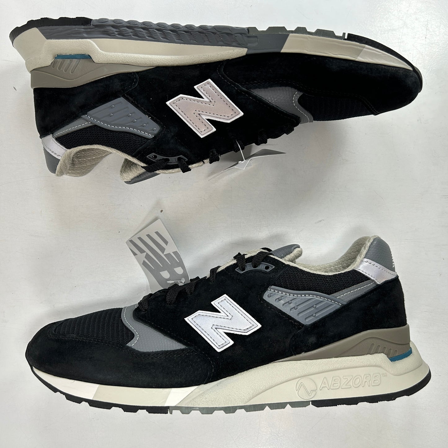 U998BL New Balance 998 MiUSA Black Silver [USED] - 11 M (VNDS)