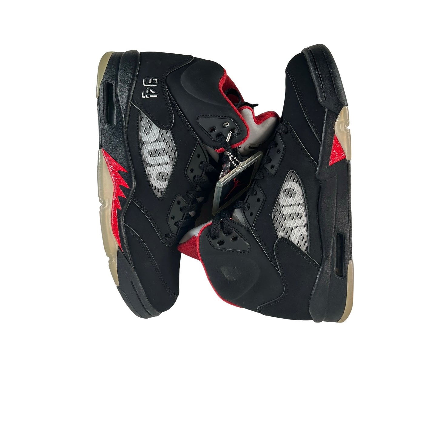 824371 001 Jordan 5 Retro Supreme Black [CONDITIONAL] - 8.5 M (Yellowing Soles)