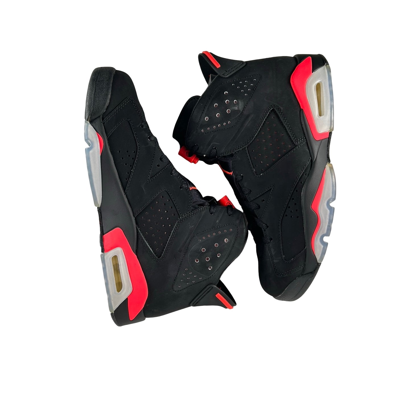 384664 023 Jordan 6 Retro Infrared Black (2014) [CONDITIONAL] - 8 M (Yellowing)