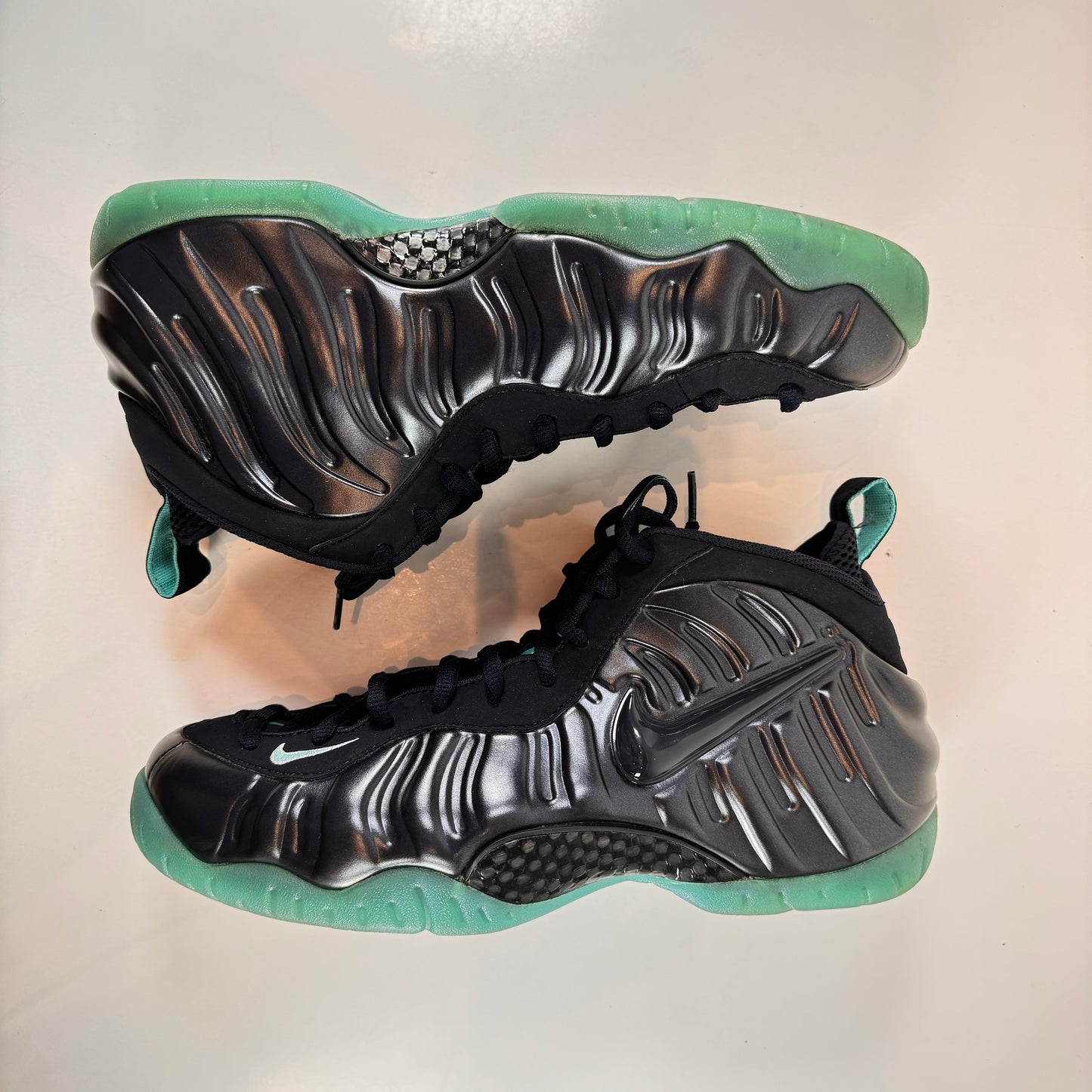 624041 402 Nike Air Foamposite Pro Dark Obsidian [USED] - 10.5 M (Used)