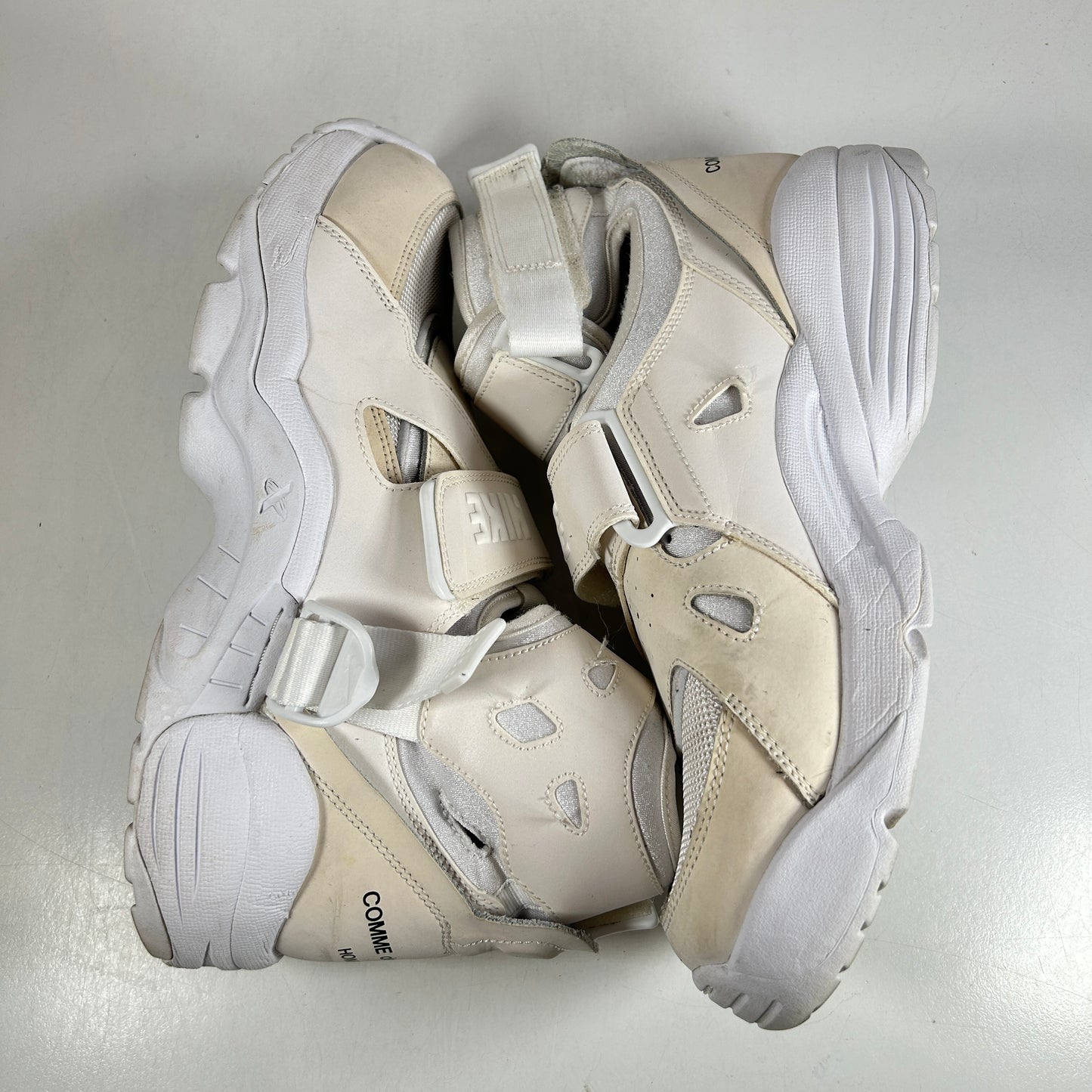 DH0199 100 Nike Air Carnivore Comme des Garcons Homme Plus White [USED] - 8 M (Used) (No Box)