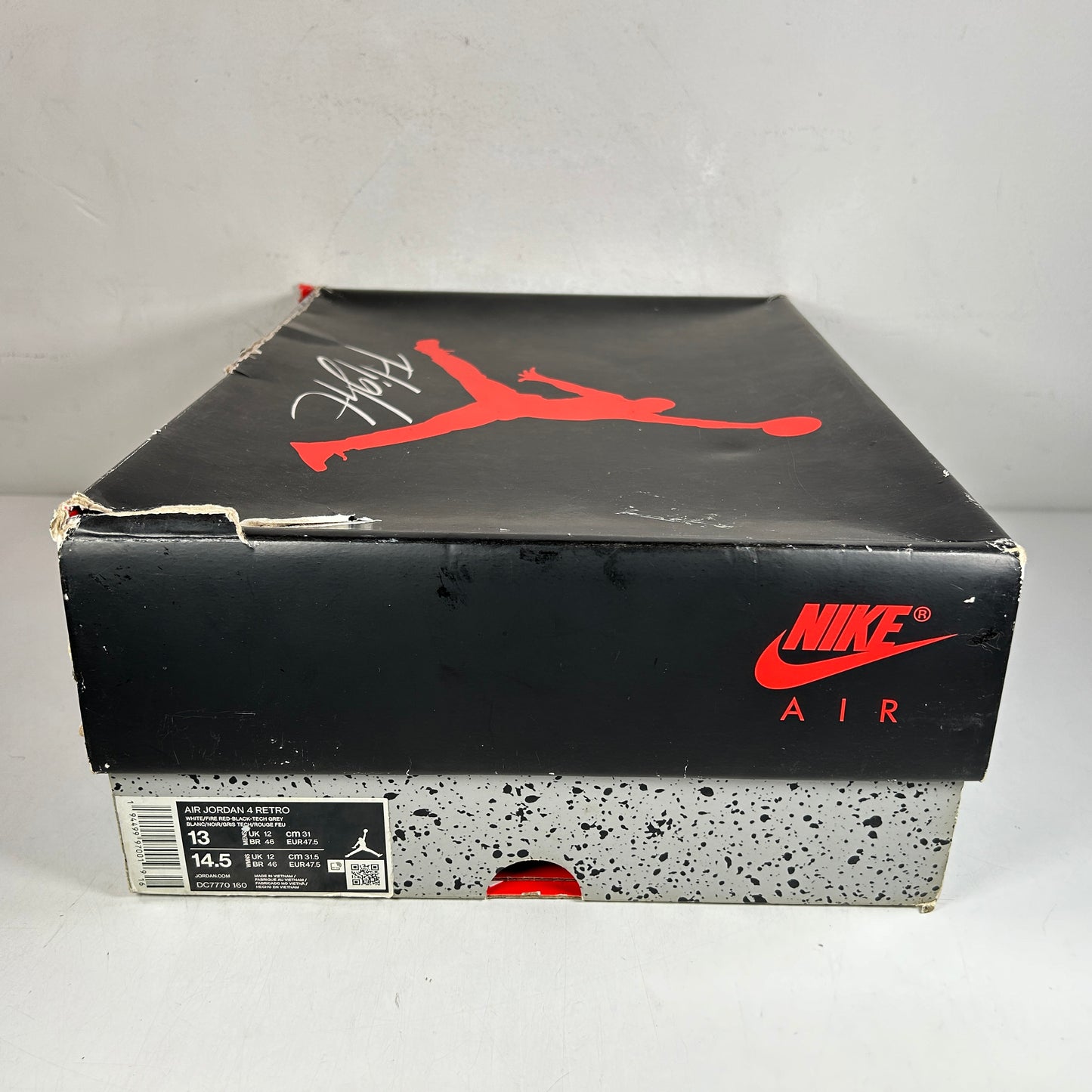 DC7770 160 Jordan 4 Retro Fire Red (2020) [USED] - 13 M (Used2)