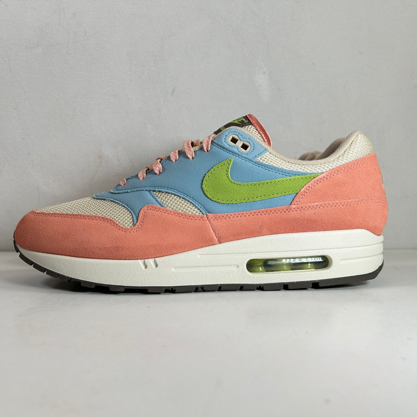 DV3196 800 Nike Air Max 1 Light Madder Root Worn Blue [USED] - 12.5 M (Used) (No Box)