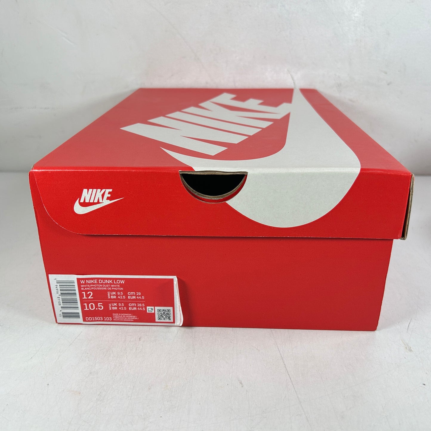 DD1503 103 Nike Dunk Low Photon Dust (Women's) [USED] - 12 W (Used)