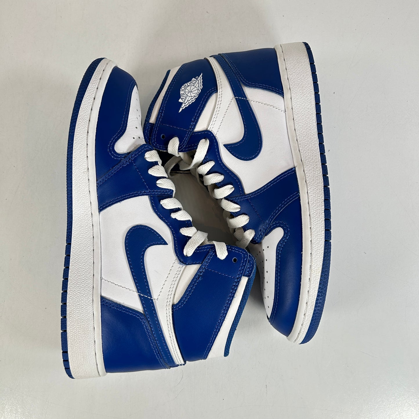 575441 127 Jordan 1 Retro Storm Blue (GS) [USED] - 5.5 Y (Used) (No Box)