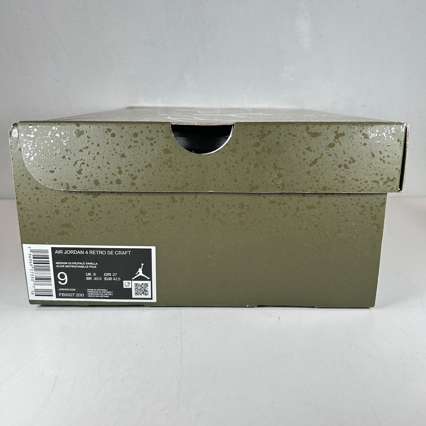 FB9927 200 Air Jordan 4 Craft Medium Olive [USED] - 9 M (Used2)