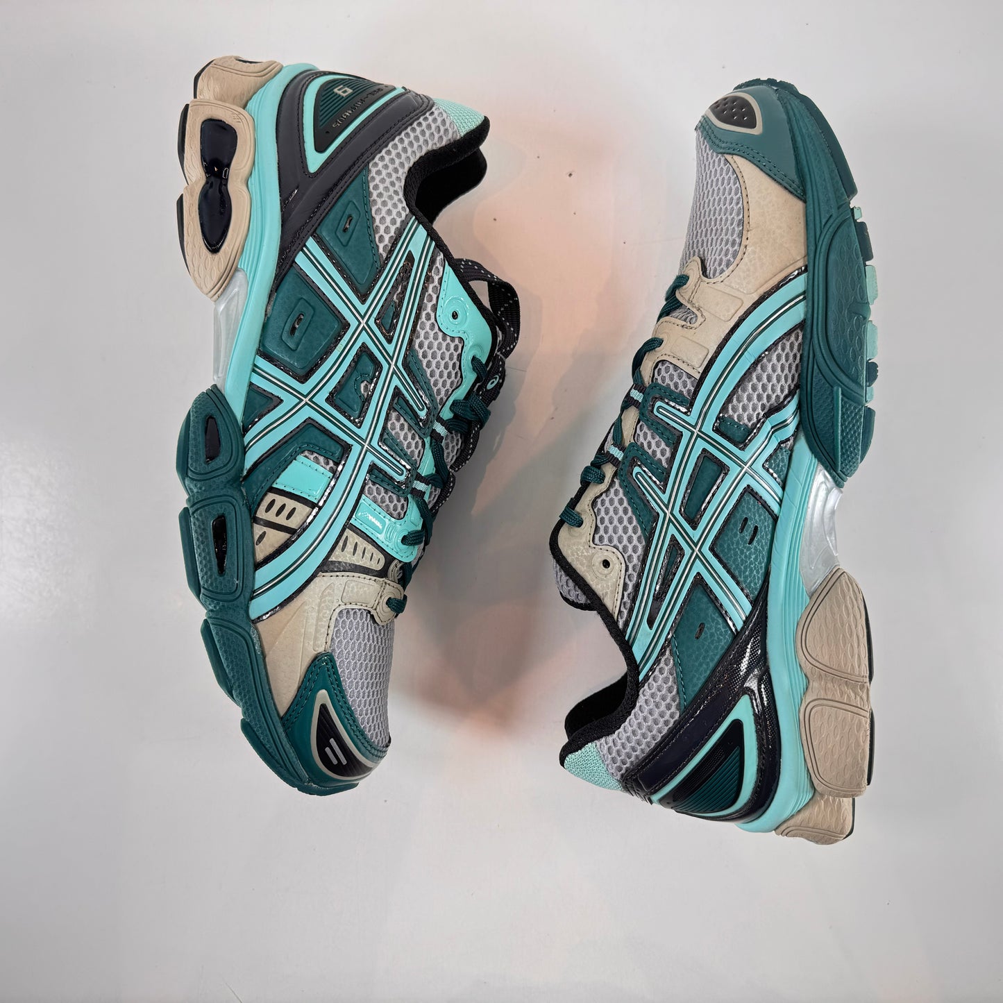 1201A442 020 ASICS UB3-S Gel-Nimbus 9 Kiko Kostadinov Piedmont Grey Aruba Blue [USED] - 10.5 M (Used)