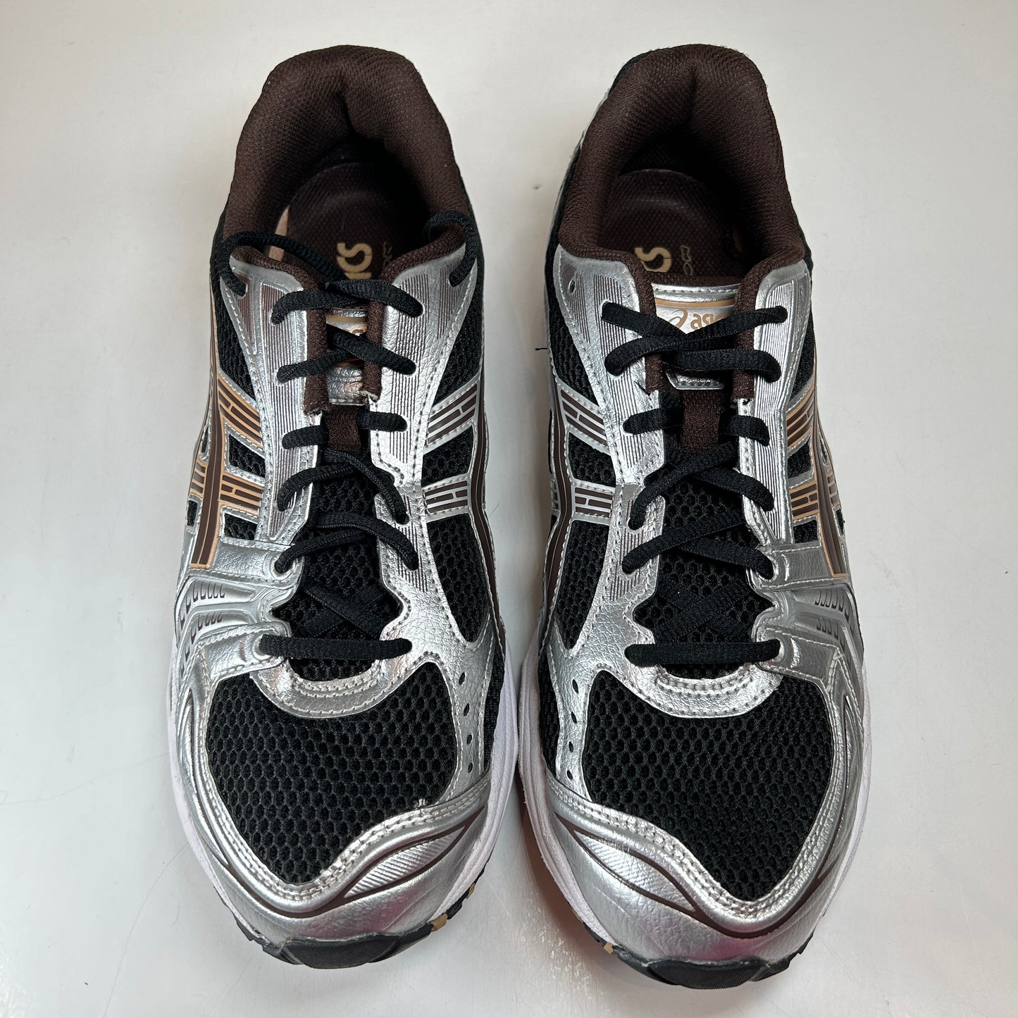 1201A019 004 ASICS Gel-Kayano 14 Black Coffee Silver [USED] - 10.5 M (Used) (No Box)