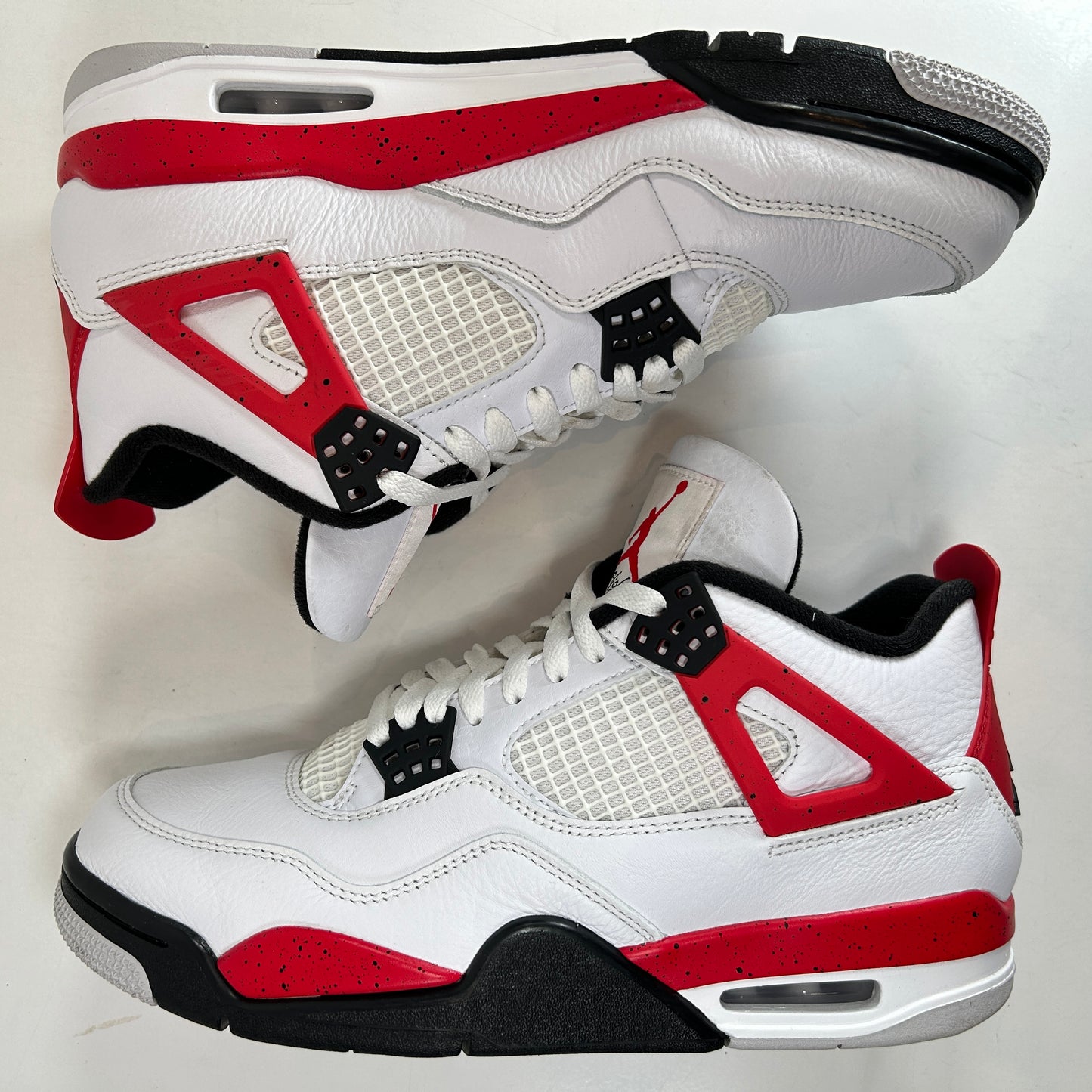 DH6927 161 Jordan 4 Retro Red Cement [USED] - 9.5 M (Used) (No Box)