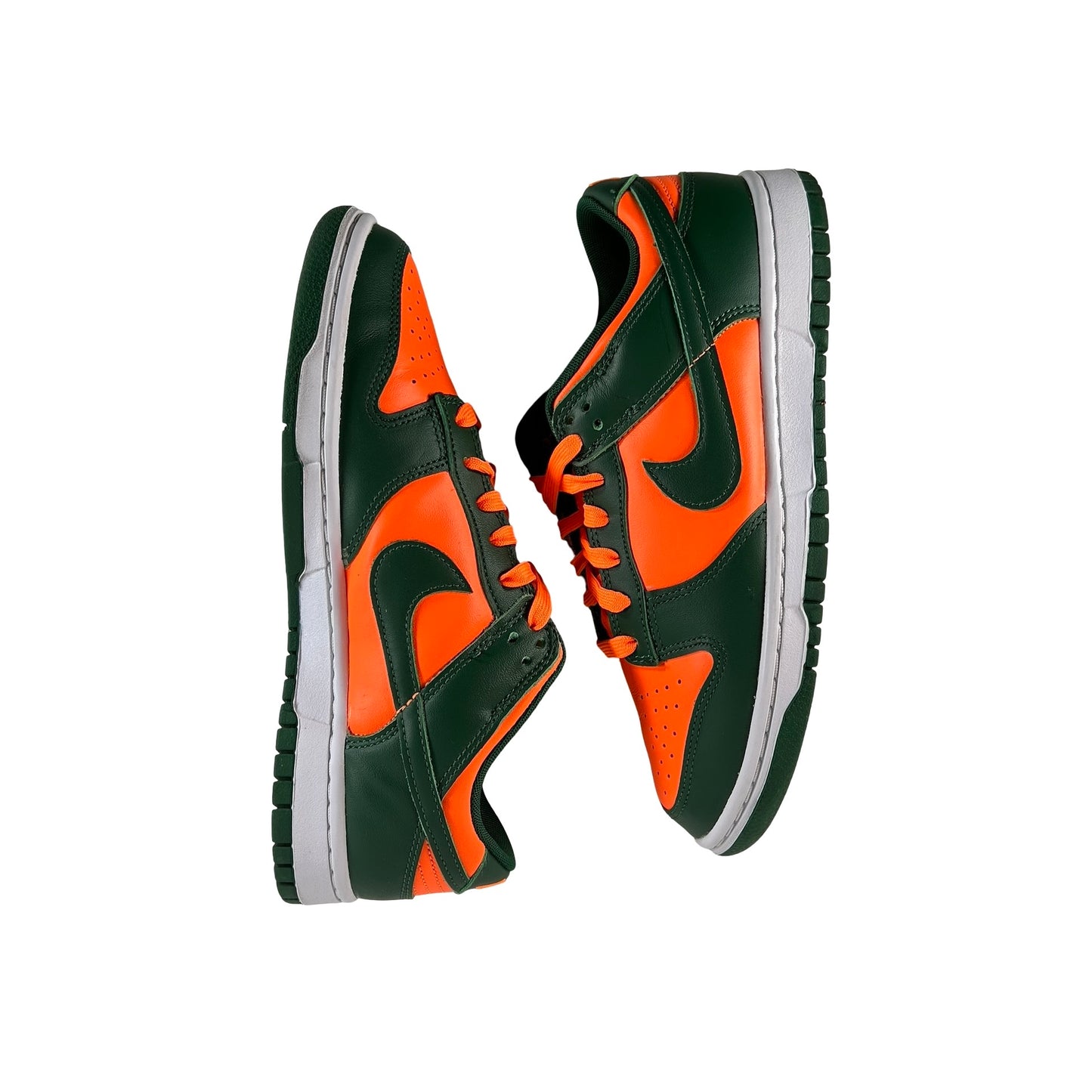 DD1391 300 Nike Dunk Low Retro Miami Hurricanes [USED] - 8 M (Used)