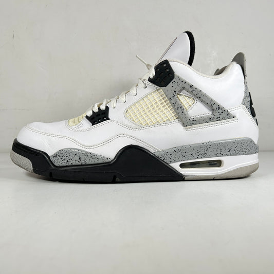 840606 192 Jordan 4 White Cement [USED] - 11 M (Used) (No Box2)