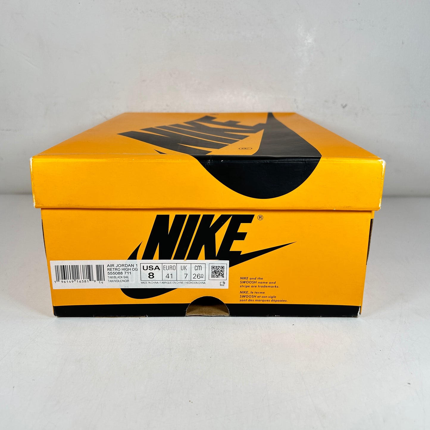 555088 711 Jordan 1 Retro High OG Taxi [USED] - 8 M (Used2)