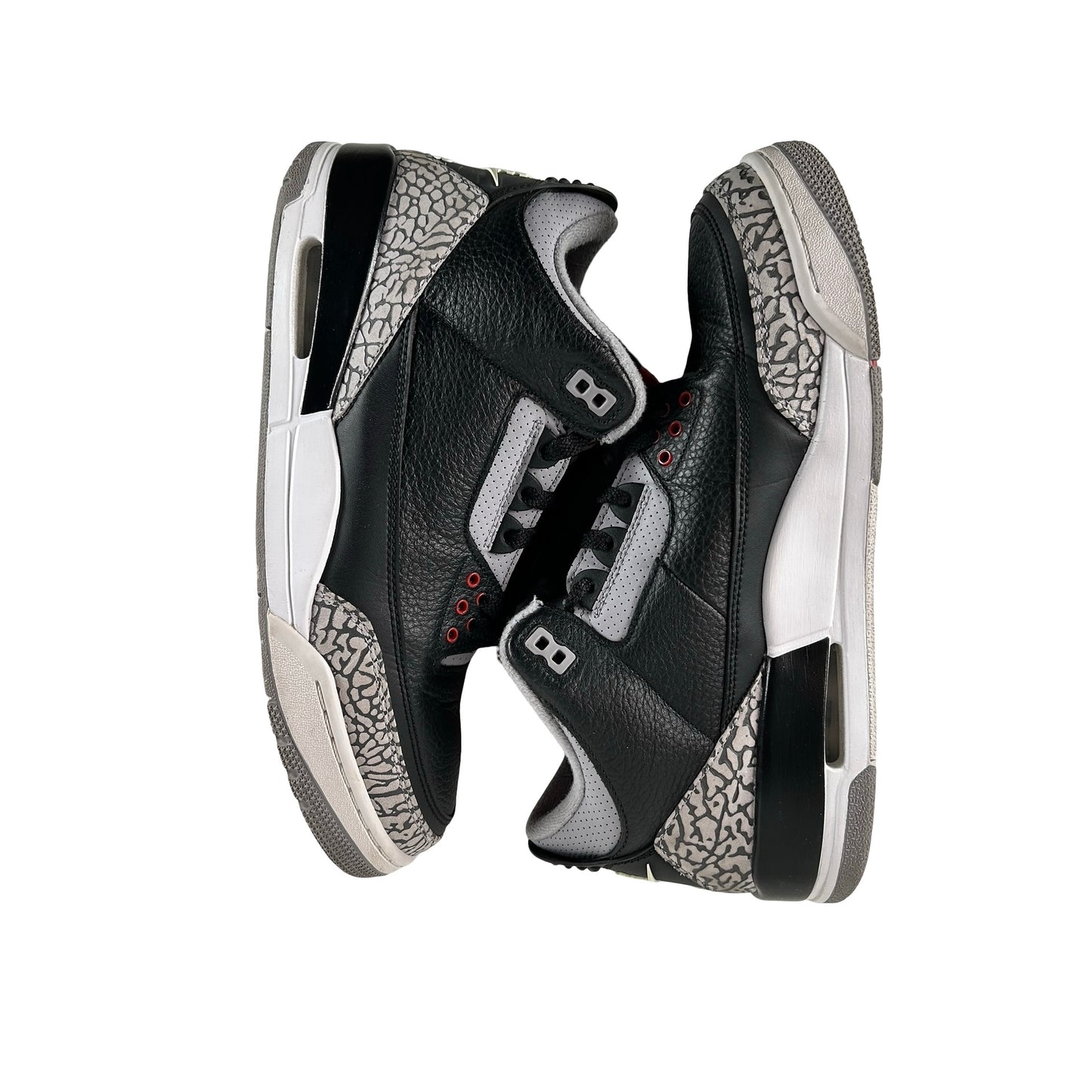 854262 001 Jordan 3 Retro Black Cement (2018) [USED] - 9.5 M (Used9)