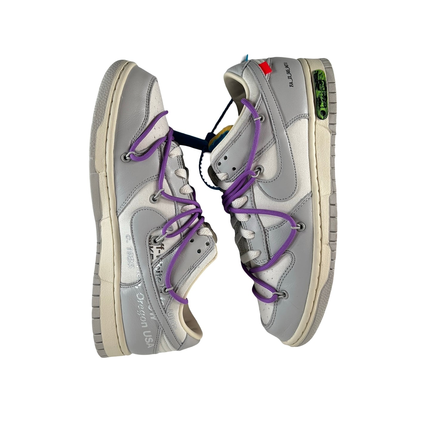 DM1602 125 Nike Dunk Low Off-White Lot 47 [USED] - 8.5 M (Used)