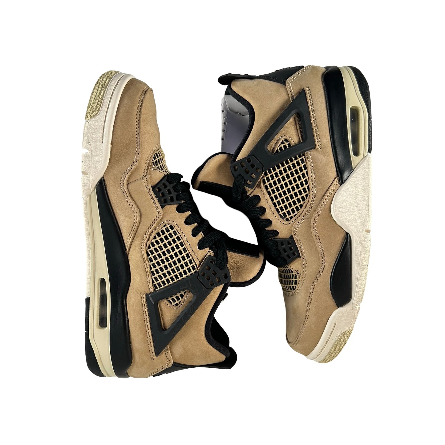 AQ9129 200 Jordan 4 Retro Fossil (Women's) [USED] - 8 W (Used)