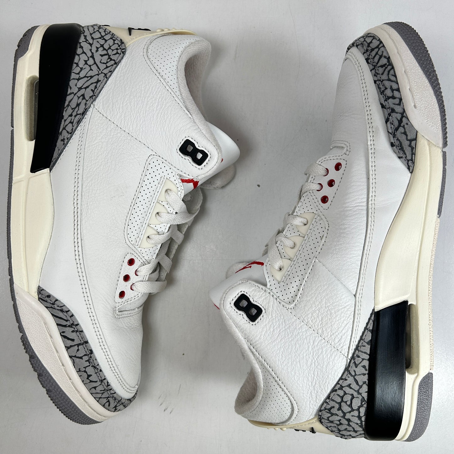 DN3707 100 Jordan 3 Retro White Cement Reimagined [USED] - 10 M (Used8)