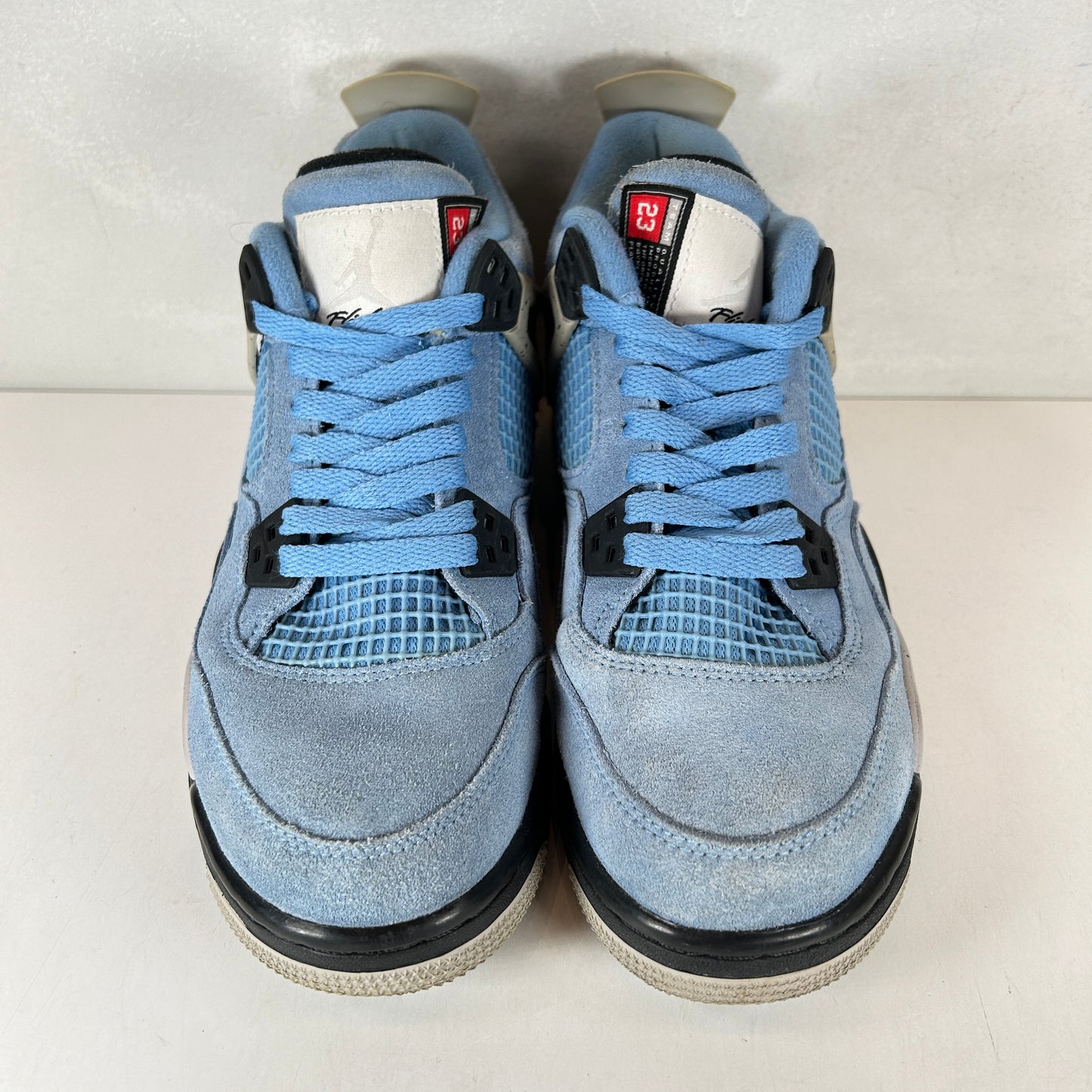 408452 400 Jordan 4 Retro University Blue (GS) [USED] - 7 Y (Used) (No Box)