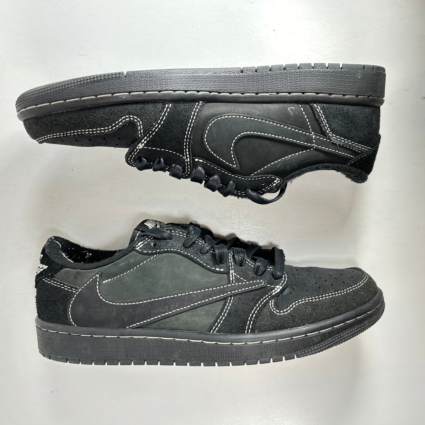 DM7866 001 Jordan 1 Retro Low OG Travis Scott Black Phantom [USED] - 7.5 M (Used)